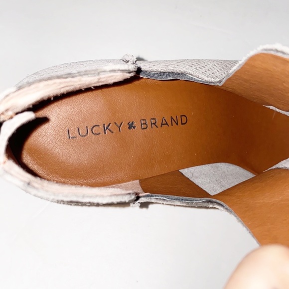 Lucky Brand | Powe Leather Zip up Bootie Size 9 - Picture 9 of 10